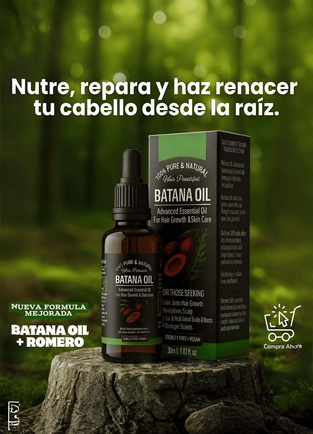 ACEITE CAPILAR DE BATANA-ROMERO