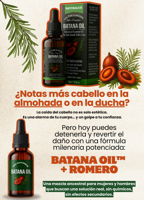 ACEITE CAPILAR DE BATANA-ROMERO